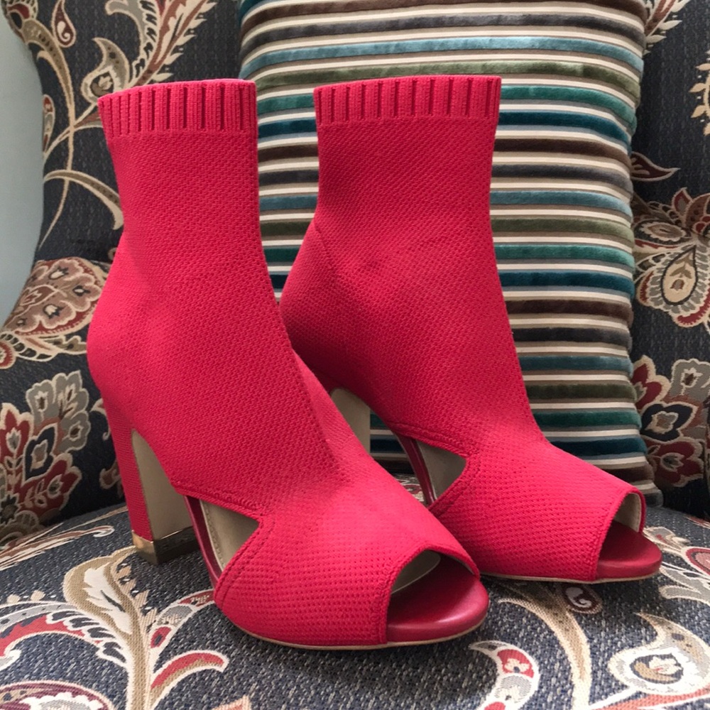 Michael Kors Red Boot Shoes